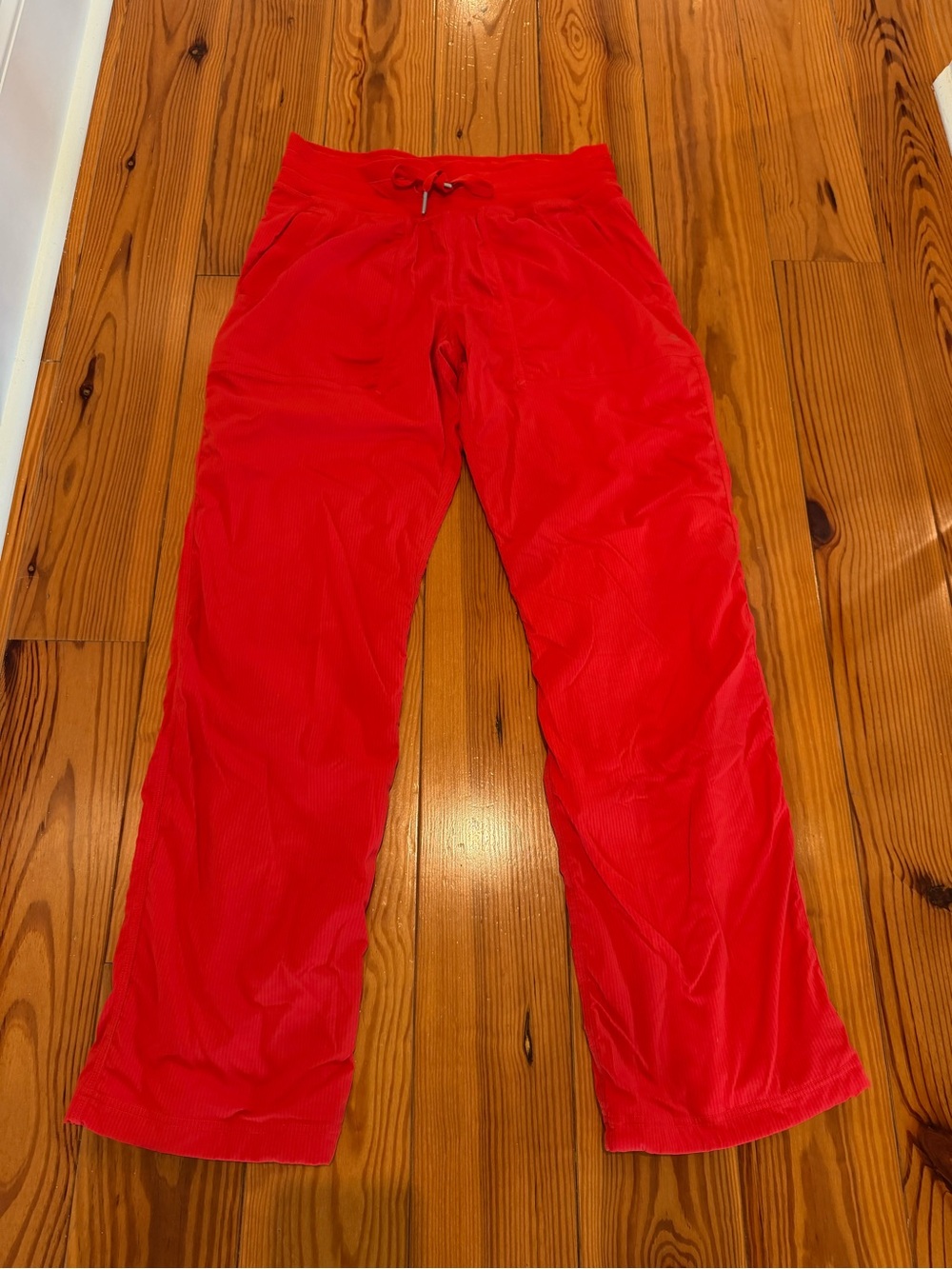 lululemon athletica Bright Red Track Pants